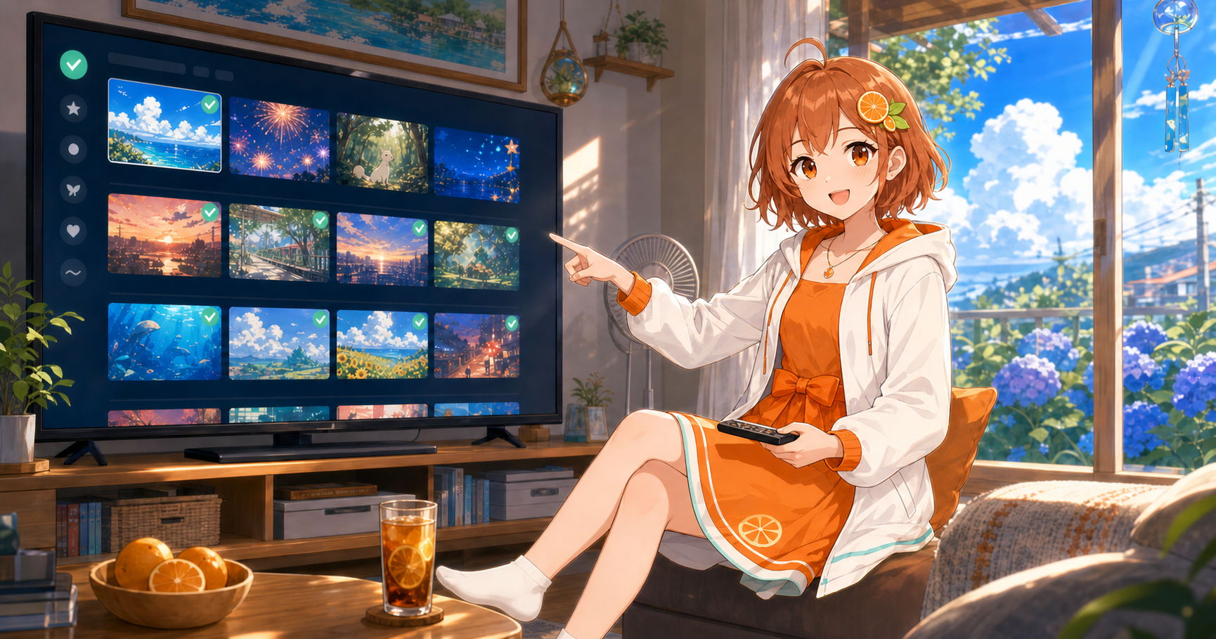 契約中の動画配信サービスで見られる作品を絞り込むイメージ