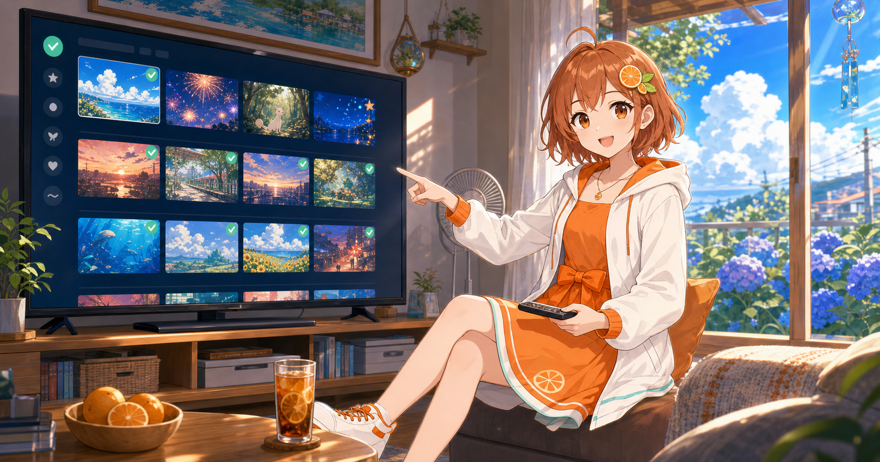 契約中の動画配信サービスで見られる作品を絞り込むイメージ